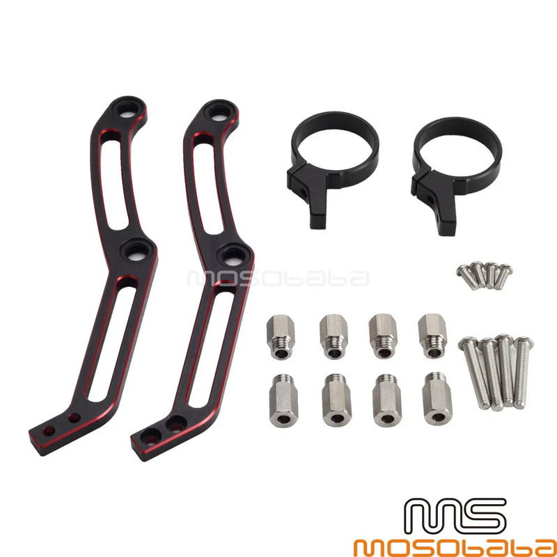 Harley Touring Street Glide Remote Reservoir Shocks Bracket Mount (2014-2023)