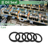 Motors Oil Seal 45x55x6mm 5 Pcs Seal Ring Rotary Shaft NBR Rubber