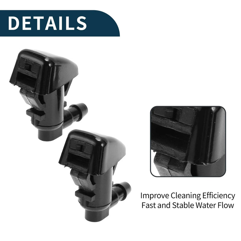 Jeep Grand Cherokee Front Windshield Washer Nozzles Set (2011-2021)
