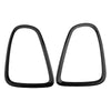 BMW Mini Cooper Headlight Ring & Tail Light Trim Covers Black (2007-2013)