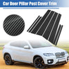 BMW X6 Pillar Post Cover Trim Gloss Carbon Pattern (2007 - 2014)