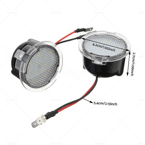 Ford Ranger PX2 PX3 6000K LED Puddle Lamps (2015-2017)