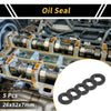 Make Model Oil Seal 26x52x7mm 5 Pcs NBR Rubber Seal Ring Rotary Shaft