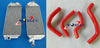 Suzuki DRZ400E Aluminum Radiator & Blue Hose (2005-2007)