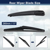 Kia Sorento 280mm Rear Wiper Blade Arm Set (2010-2014)
