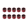 Harley Twin Cam Dyna Softail Red 10 x Engine Cover Bolts Screw Caps CNC