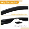 Hyundai Accent Sedan Side Window Vent Visors Window Deflectors (2012-2017)