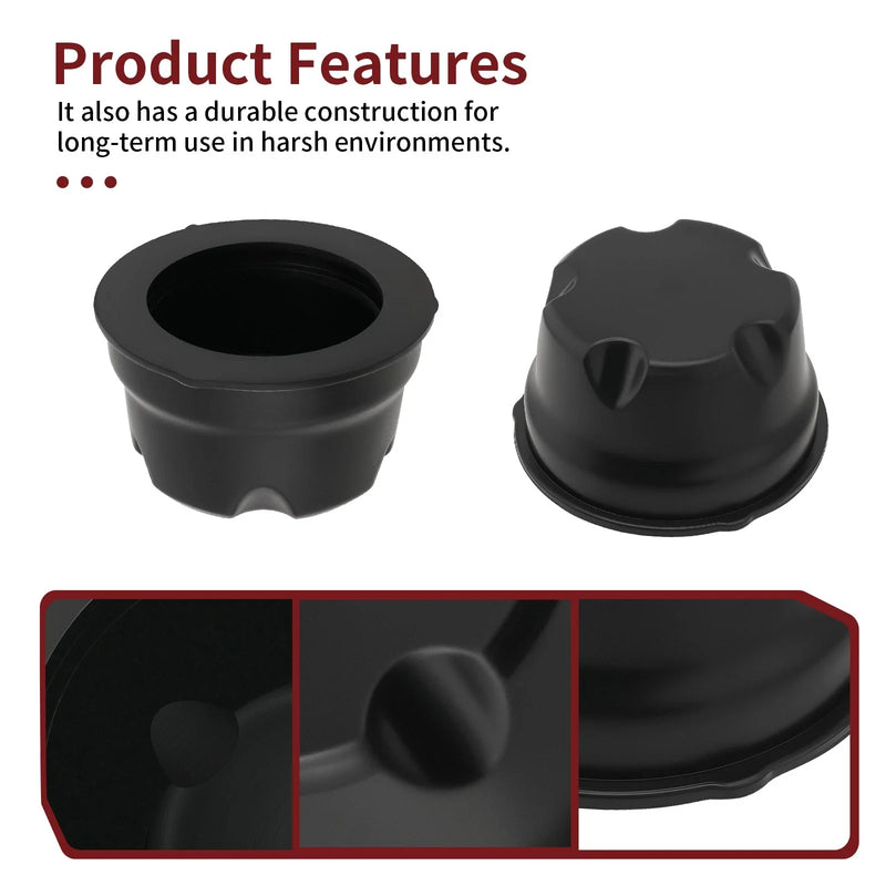 Suzuki King Quad 700 4x4 4x Front Rear Wheel Caps (2005–2007)
