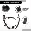 Dodge - 1 x Rear Left / Right () ABS Wheel Speed Sensor Kit