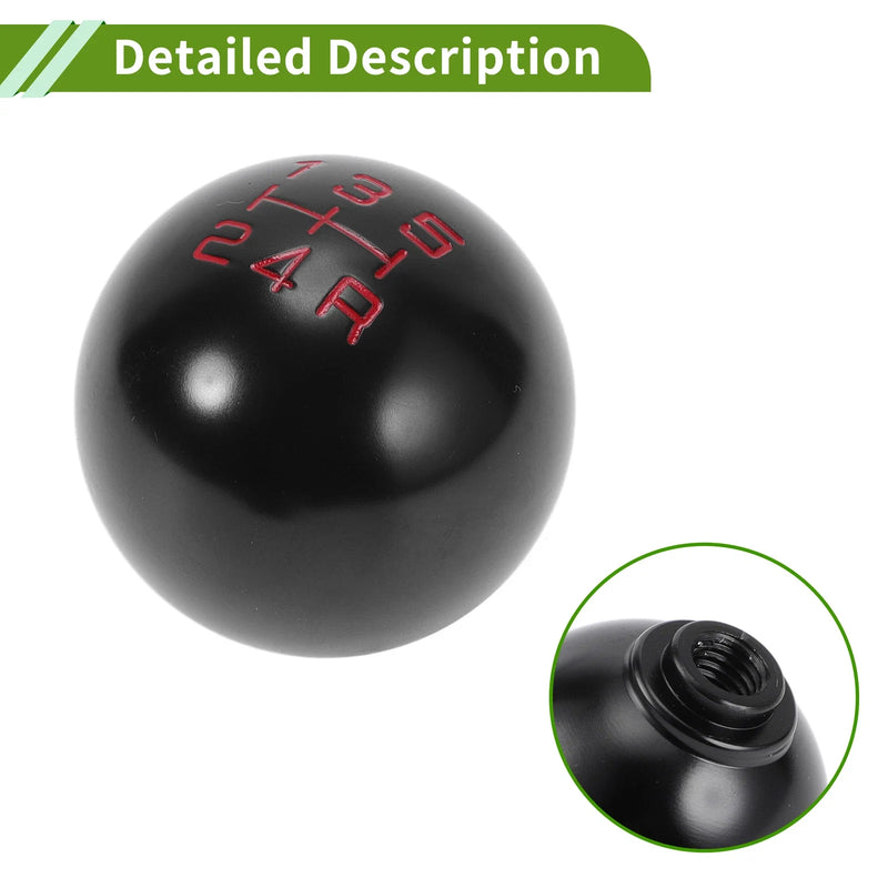 Honda Accord (1990-1997) - Aluminum Black 5 Speed Manual Gear Shift Knob