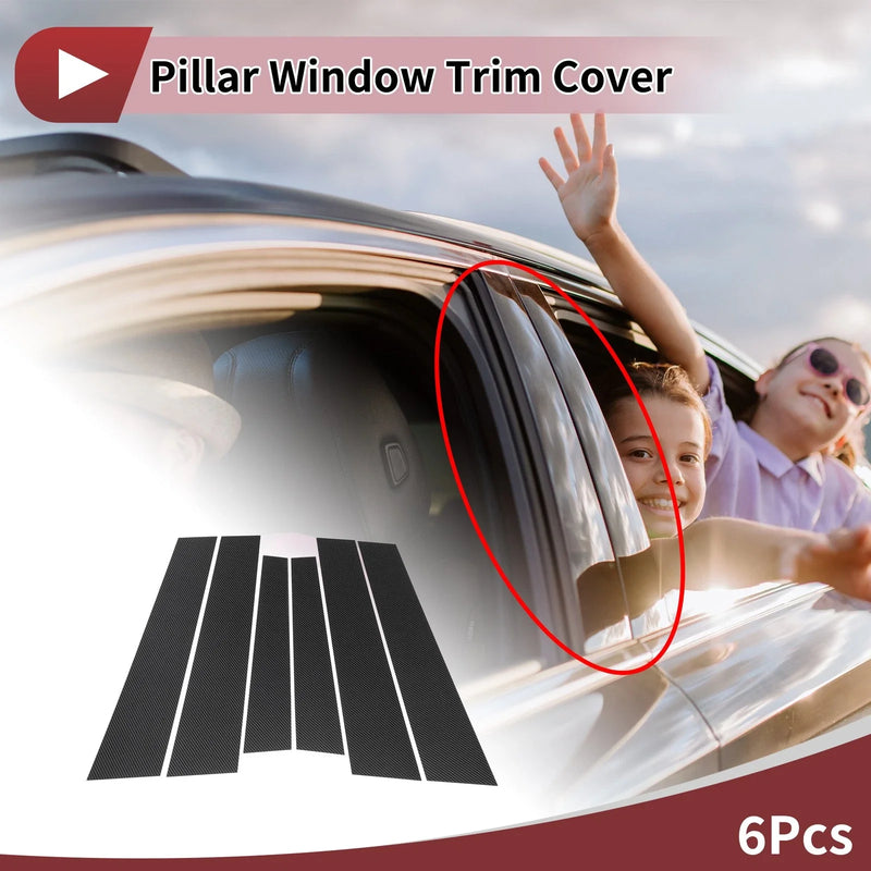 Peugeot 3008 6 x Door Window Trim Pillar (2013-2019)