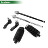 Dodge Dart 6pcs Suspension Kit Inner/Outer Tie Rod Ends (2013-2016)