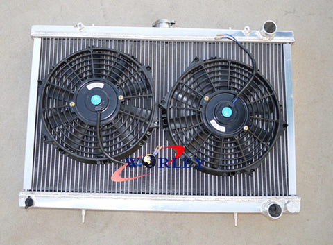 Nissan Skyline R32 GTST 52mm Aluminum Radiator & Fan Shroud (1989-1994)