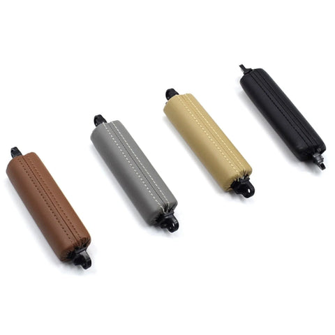 VW Touareg Beige Leather Inner Door Pull Handle (2003-2010)