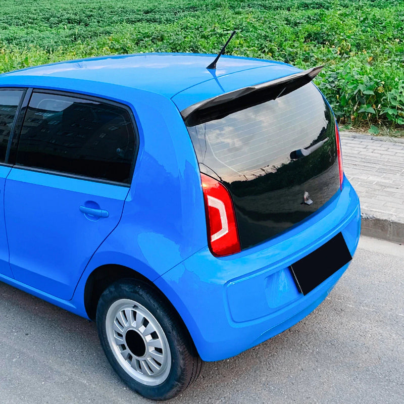 VW UP, SEAT Mii, Skoda Citigo 1x Carbon Fiber Rear Boot Spoiler Lip (11-)