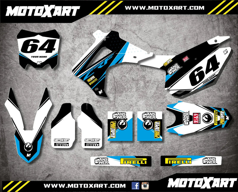 Honda CRF 250 Full Custom Graphic Kit (2014-2017)