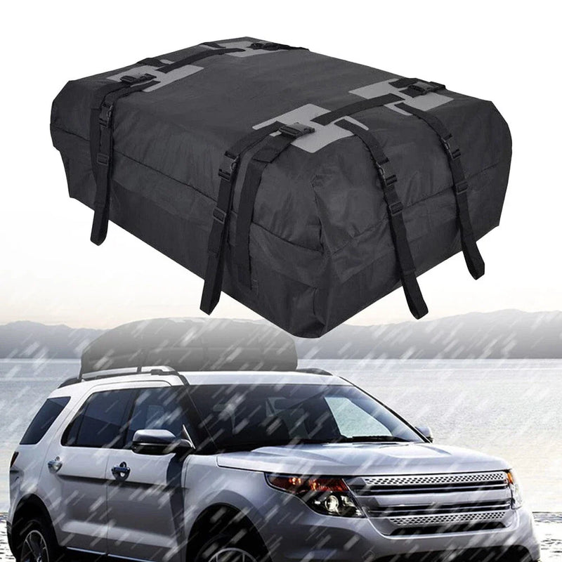 Cars Car Roof Cargo Bag 15 cu ft Waterproof Tear-Resistant