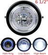 Retro Motorcycle High Power 7" LED Headlight + Mesh Cover + Bracket