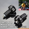 Honda Suzuki Yamaha BMW Ducati 7/8" Titanium Handle Grips Bar Ends