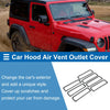 Jeep Gladiator JT (2020-2023) 7 x Pcs Hood Air Outlet Vent Cover Trim