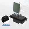 Chrysler Black Silver Tone Green HVAC Blower Motor Resistor Replacement