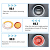 Dodge Charger Challenger Durango Engine Push Start Button Sticker Kit (2015-2023)