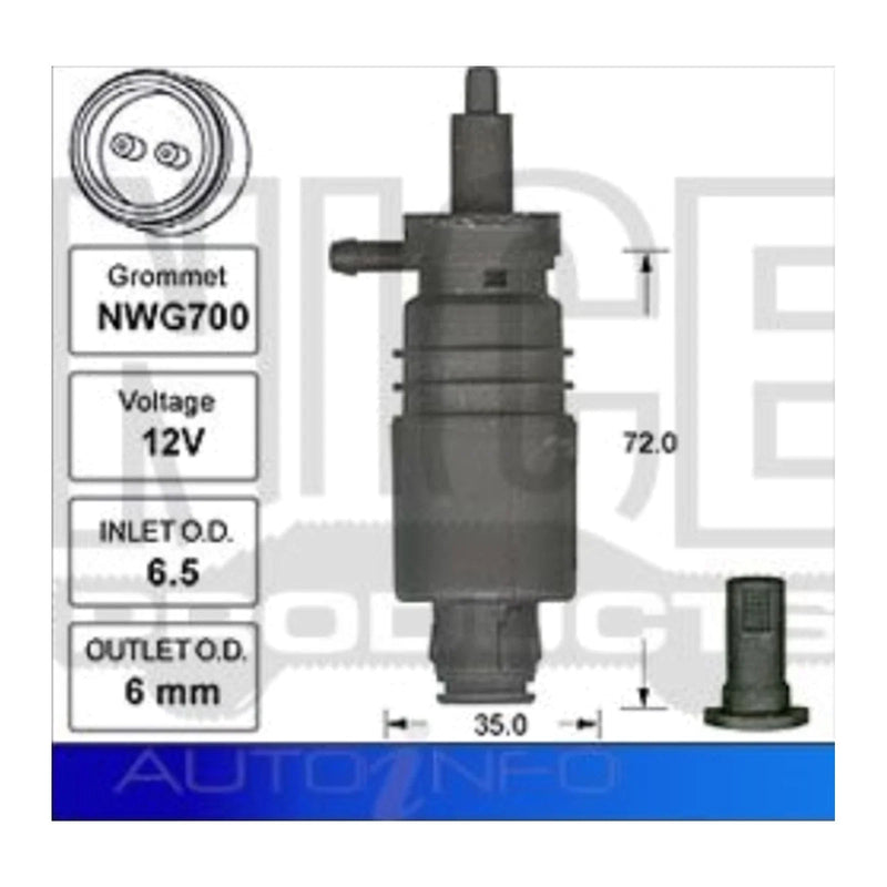 Audi A6 C4 Front Windscreen Washer Pump (1994-1997)