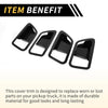 Toyota Tundra Carbon Fiber Interior Door Handle Bowl Covers (2022-2024)