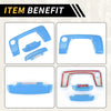 Jeep Wrangler Light Blue Center Console Armrest Switch Button Cover (2018-2023)