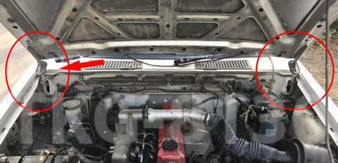 Nissan Navara D21 Hood Hinge (1987-1995)