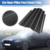 BMW 5 Series Gloss Carbon Pattern Door Window Pillar Post Cover Trim (2011-2017)