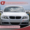 BMW 328i Unpainted Bumper Headlight Washer Nozzle Cover Cap