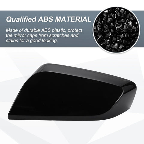 Chevrolet Impala Left Side Rearview Mirror Cover Cap Gloss Black (2014-2020)