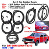 Weatherstrip Rubber Seal Complete Set 7 Fits Datsun Sunny B310 4D 1977-81 D05