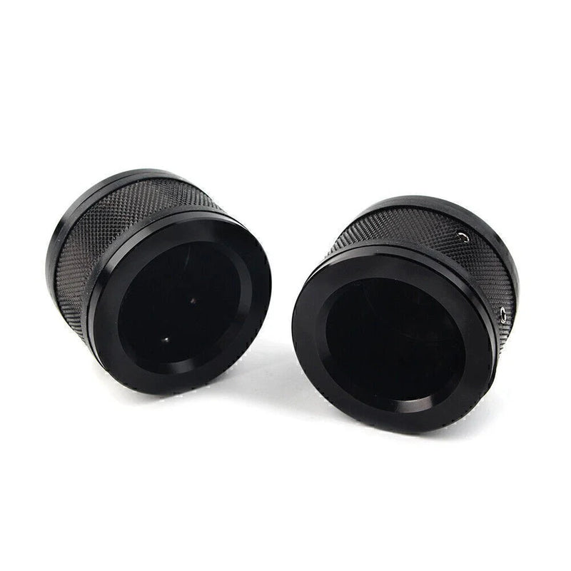 Harley Sportster Softail Road King CNC Front Axle Nut Cover Caps