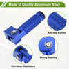 Motorcycle FootPegs 4.8" Rear Footrest Aluminum Blue 2 x