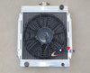 Datsun 1200 3 Core Aluminum Radiator + Fan (1970-1976)