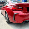 BMW 2 Series F87 M2 2 x CB Look Rear Bumper Side Spoilers (2016-2021)