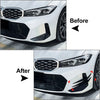BMW 3 Series G20 G21 M Sport Front Bumper Side Spoiler Splitter (2023-2024)
