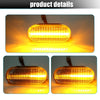 Ford Clear LED Side Marker Turn Signal Lights 2 x Yellow
