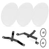 Honda Z50 Z50R White Number Plate Kit (1979–1987)