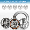 G16 Bearing Ball / 19.1mm 5 Pcs / Bearing Steel G16 Precision Ball Silver Tone
