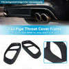 BMW X5 Tail Pipe Cover Gloss Black (2014-2018)