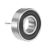 Deep Groove Ball Bearing 15x35x11mm Double Sealed Chrome Bearings 10pcs
