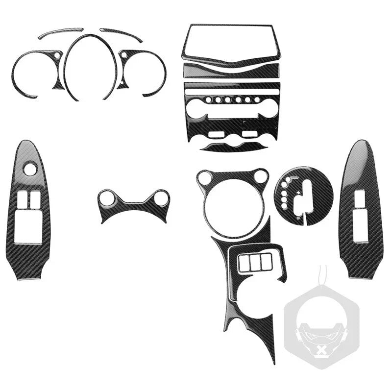 Nissan 370Z Z34 2009+ Real Carbon Fiber Full Set Interior Cover Trim Kit