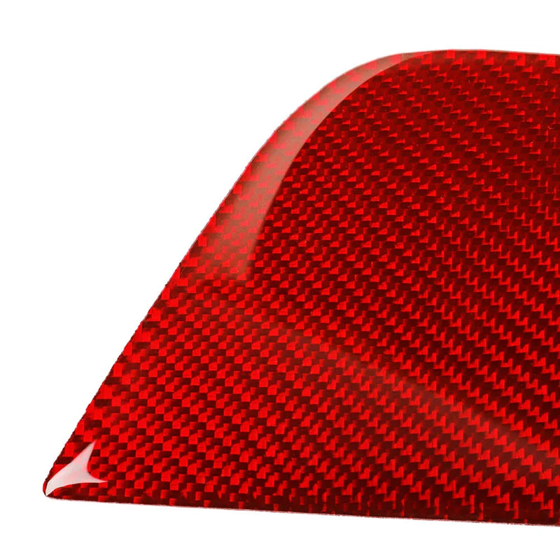 Subaru WRX STI Carbon Fiber Red Rear Console Panel Cover Trim (2015-2021)