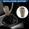 Toyota 4Runner 5 x Gear Shift Knob Faux Leather Brown (1993–2001)