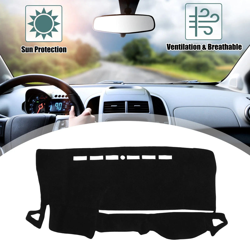 Toyota VOXY Car Dashboard Cover Black Polyester Non-slip Mat Protector