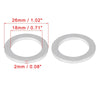 Honda 12 x M18 Silver Tone Oil Drain Plug Gaskets (90471-PX4-000)