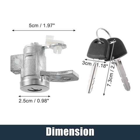 Chevrolet Colorado GMC Canyon Hummer H3 Front Door Lock Cylinder (2004-2012)